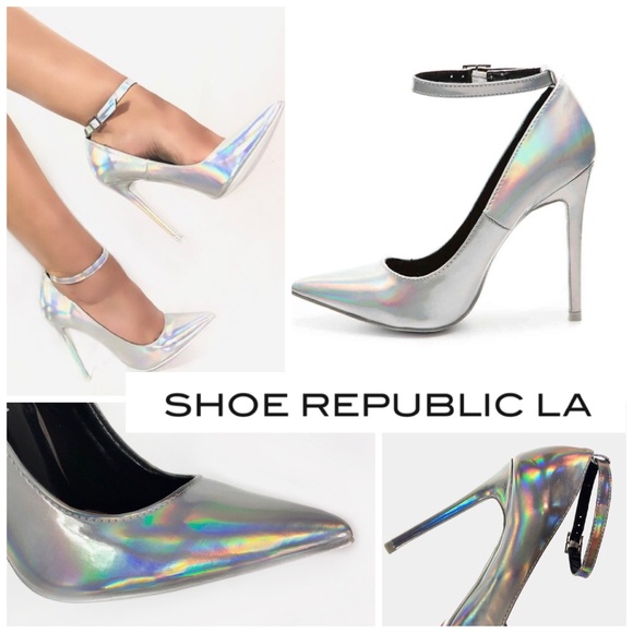 Holographic Stiletto Pump Heels - Shoe Republic LA - Picture 1 of 8